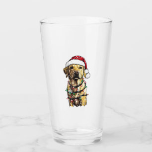 Labrador Retriever Dogs Tree Christmas Sweater Xma Glass