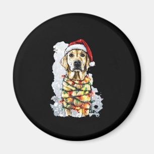 Labrador Retriever Dogs Tree Christmas Sweater Xma Magnet