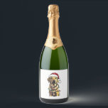 Labrador Retriever Dogs Tree Christmas Sweater Xma Sparkling Wine Label<br><div class="desc">Labrador Retriever Dogs Tree Christmas Sweater Xmas Pet Dogs</div>