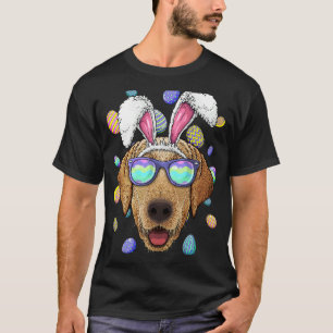 Labrador Retriever Easter Bunny Ears Dog Easter Eg T-Shirt