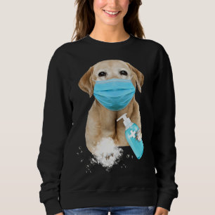 Labrador Retriever Face Mask Sweatshirt