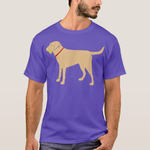 Labrador Retriever Fetch, Yellow Lab Play Ball  T-Shirt