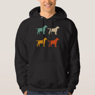 Labrador Retriever For Dog Retro Lab Vintage Dog Hoodie
