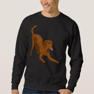 Labrador Retriever Fox Red Play Bow Sweatshirt