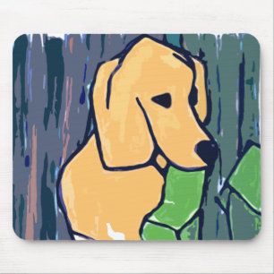 LABRADOR RETRIEVER  GARDEN SLIPPERS MOUSE MAT