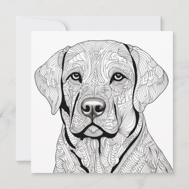 Labrador Retriever Gift Card (Front)