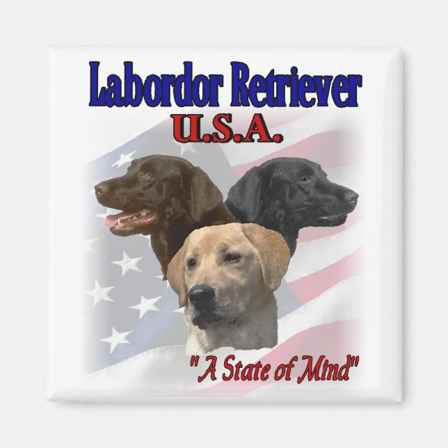 Labrador Retriever Gifts Magnet (Front)