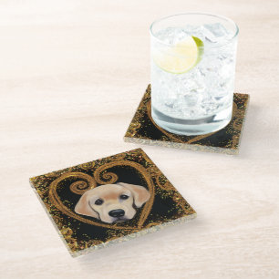 Labrador Retriever Glass Coaster