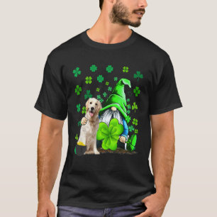Labrador Retriever Gnome C Shamrock St Patrick's T-Shirt