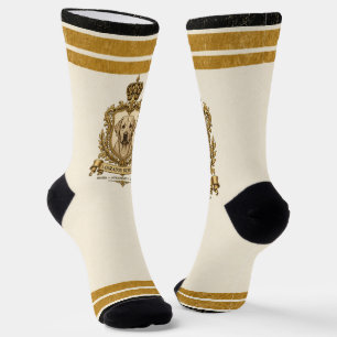 Labrador Retriever, Gold Crest Socks