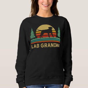Labrador Retriever Grandma Lab Grandma Lab Dog Dog Sweatshirt