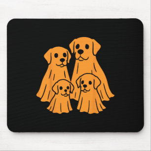 Labrador Retriever Halloween Ghost Family Funny Do Mouse Mat