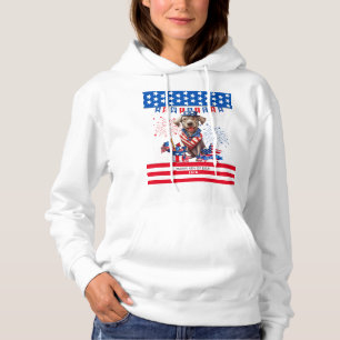 Labrador Retriever Happy 4Th Of July Independence Hoodie