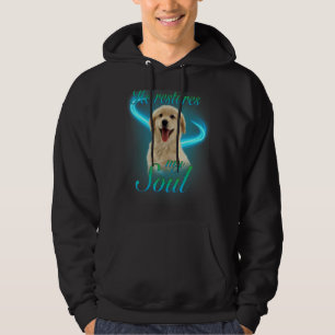 Labrador Retriever He Restores My Soul  Dog Owner Hoodie