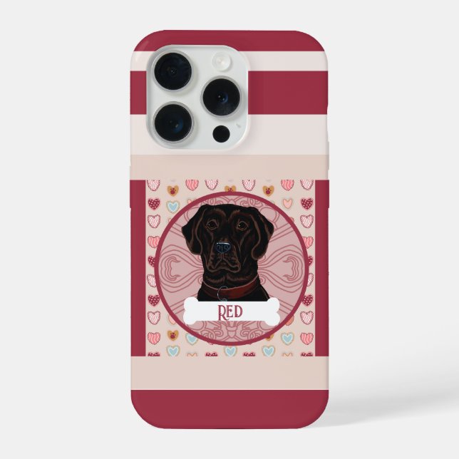 Labrador Retriever Heart iPhone 11 Pro Case  (Back)