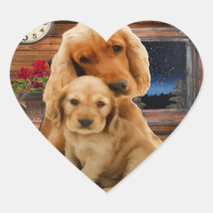 Labrador Retriever Heart Sticker