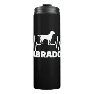 Labrador Retriever Heartbeat Thermal Tumbler