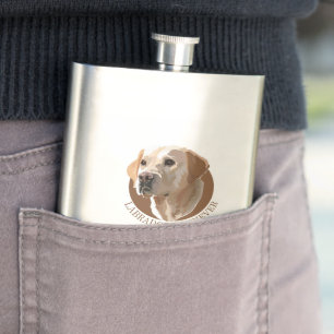 Labrador Retriever Hip Flask