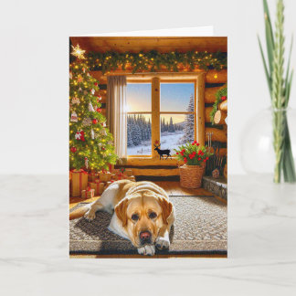 Labrador Retriever Holiday Card
