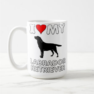 Labrador Retriever I Love Heart My Mug