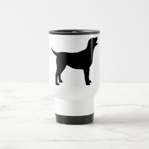 Labrador Retriever (in black) Travel Mug
