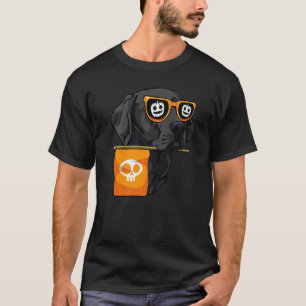 Labrador Retriever In Sunglasses Lazy Halloween Co T-Shirt