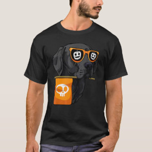 Labrador Retriever In Sunglasses Lazy Halloween Co T-Shirt
