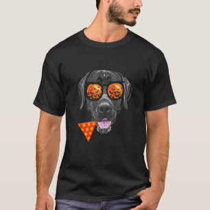 Labrador Retriever In Sunglasses Lazy Halloween Co T-Shirt