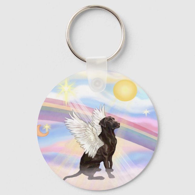 Labrador Retriever Key Ring (Front)