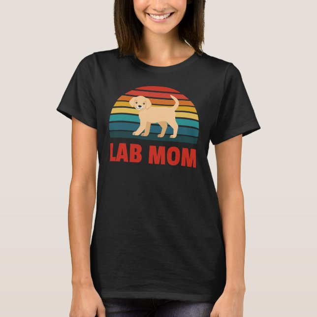 Labrador Retriever Lab Mum T-Shirt (Front)