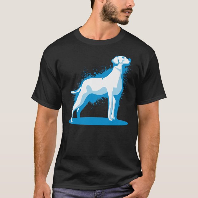 Labrador Retriever Lab Paint Splashes T-Shirt (Front)