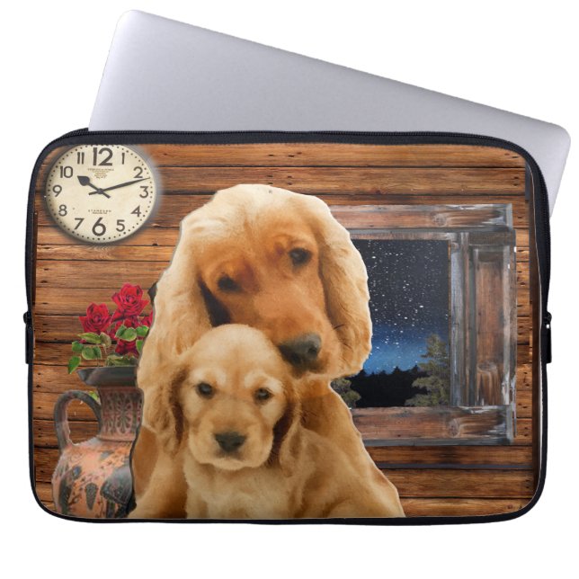 Labrador retriever  laptop sleeve (Front)