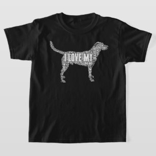 Labrador Retriever Love Black Labrador Dog T-Shirt