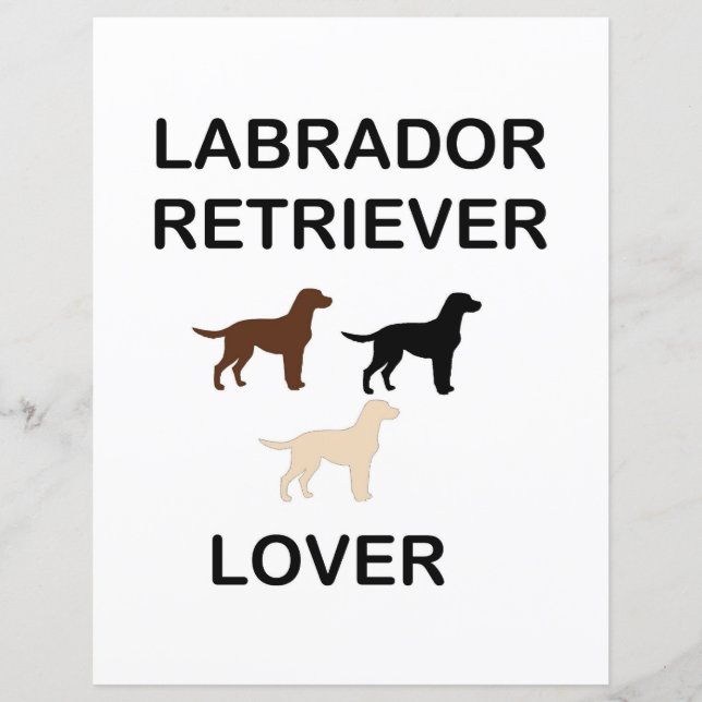 labrador retriever lover all colours silhouettes (Front)