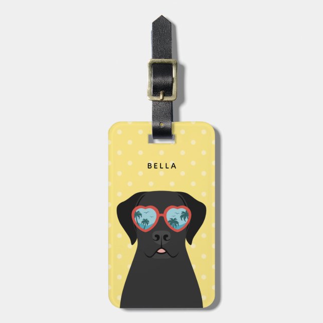 Labrador Retriever Luggage Tags (Front Vertical)