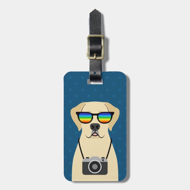 Labrador Retriever Luggage Tags (Front Vertical)