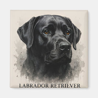 Labrador Retriever Luxury Dog Lover Collection Magnet