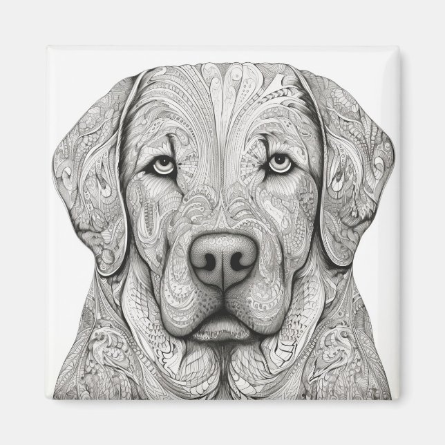 Labrador Retriever Magnet (Front)