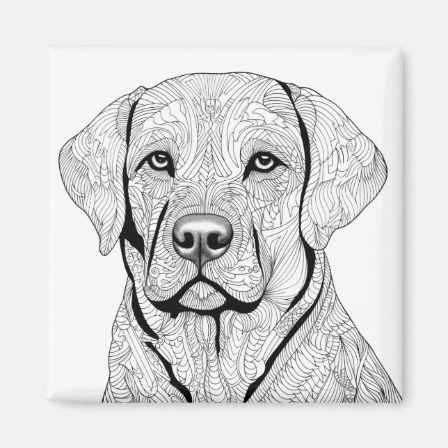 Labrador Retriever Magnet (Front)
