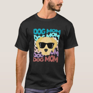 Labrador Retriever Mom  Cool Retro Dog Mom T-Shirt