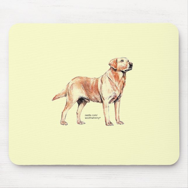 Labrador Retriever Mouse Mat (Front)