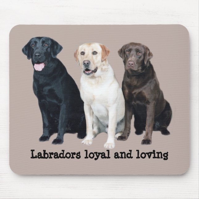 Labrador Retriever Mousepad (Front)