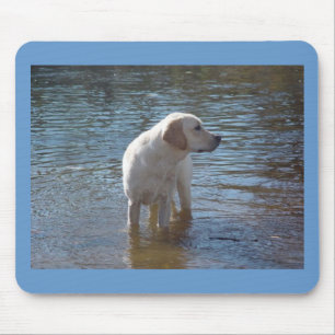 Labrador Retriever Mousepad At The Lake