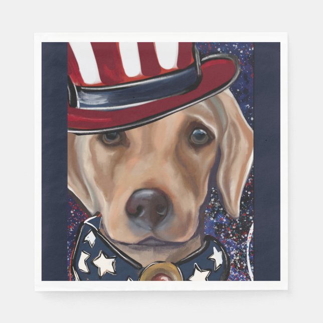 LABRADOR RETRIEVER NAPKIN (Front)