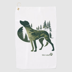 Labrador Retriever - nature for dog lovers. Give L Golf Towel