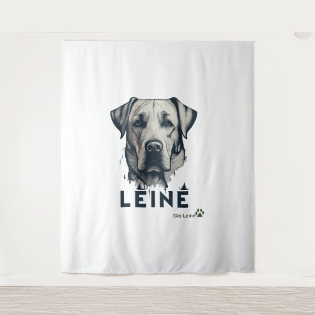 Labrador Retriever - nature for dog lovers. Give L Tapestry (Front)