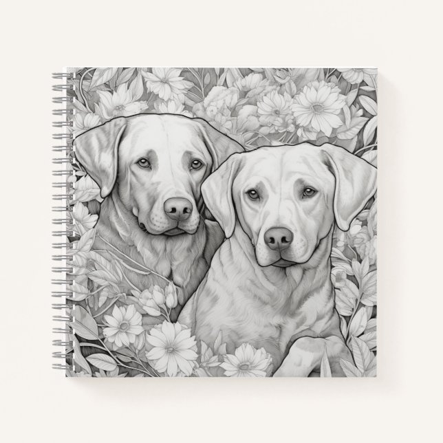 Labrador Retriever Note Book (Front)