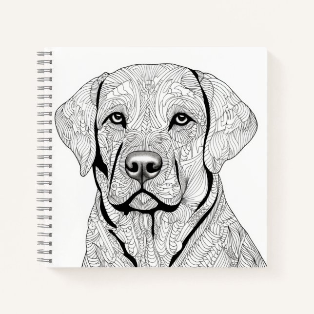 Labrador Retriever Notebook (Front)