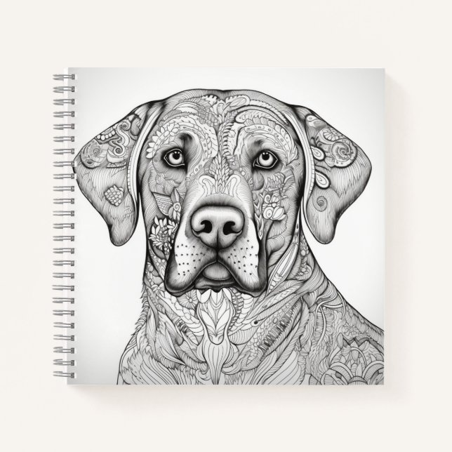 Labrador Retriever Notebook (Front)