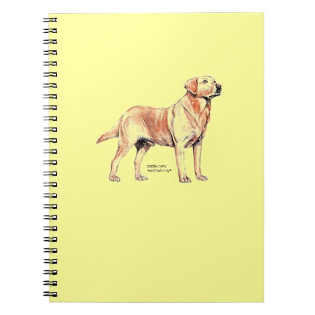 Labrador Retriever Notebook (Front)